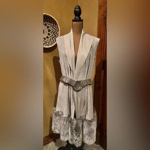 Ralph Lauren Purple Label Runway Shearling and Lambskin Vest